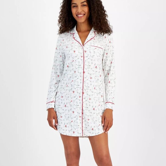 #1000 Charter Club Women's Cotton Flannel Sleepshirt - Picture 5 of 5